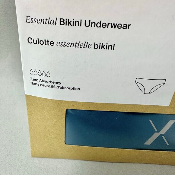 Knix Essential No-Show Bikini Set of 2 Pistachio & Tidepool Size Medium NWT - Picture 15 of 16